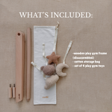 choco the bear - baby play gym