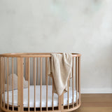 chunky baby blanket - sand