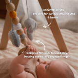 grey friends - baby play gym