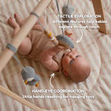 grey friends - baby play gym