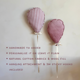 wall balloon set - blush