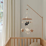 the dreaming elephant - wool baby mobile